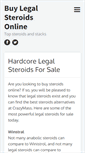 Mobile Screenshot of buysteroidsonline.org